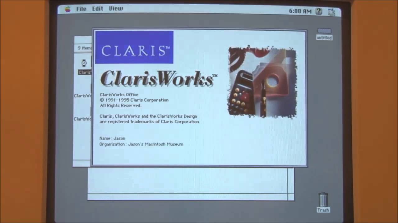 Claris,  Apple.  