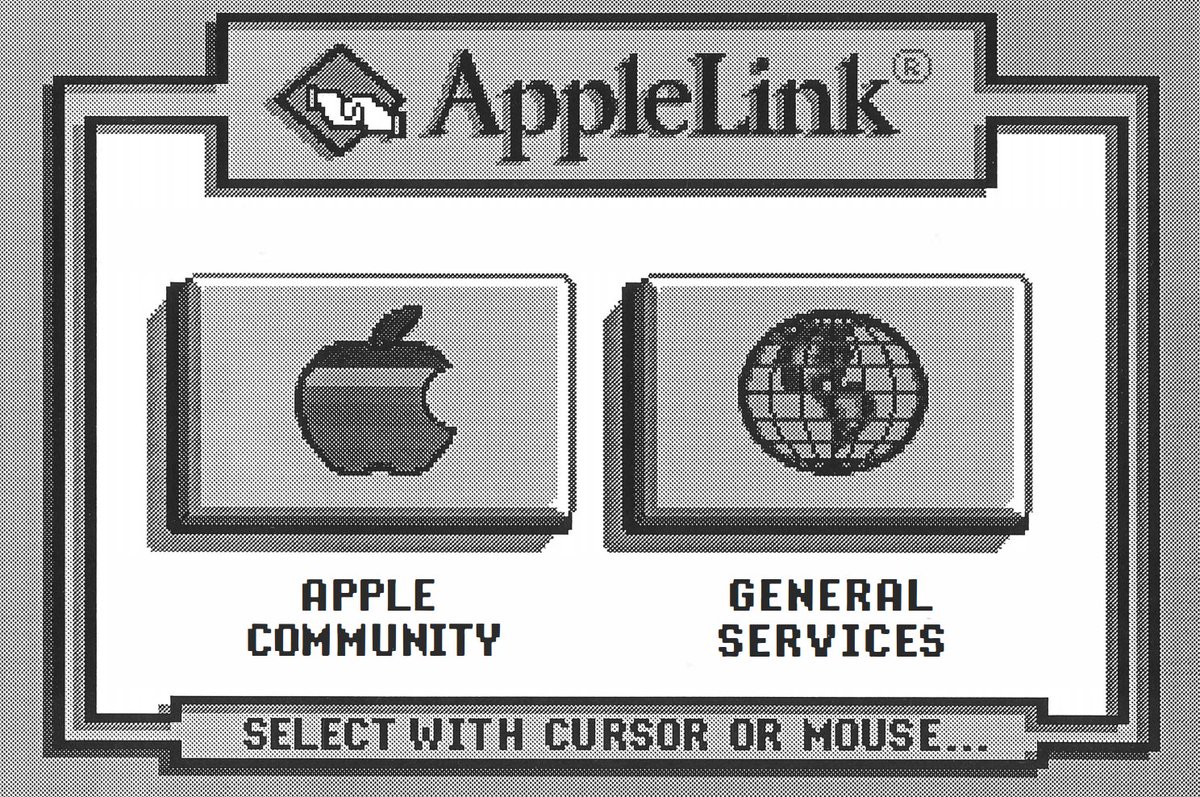 Про «ту Apple»-8. AppleLink и eWorld. Часть первая: AppleLink
